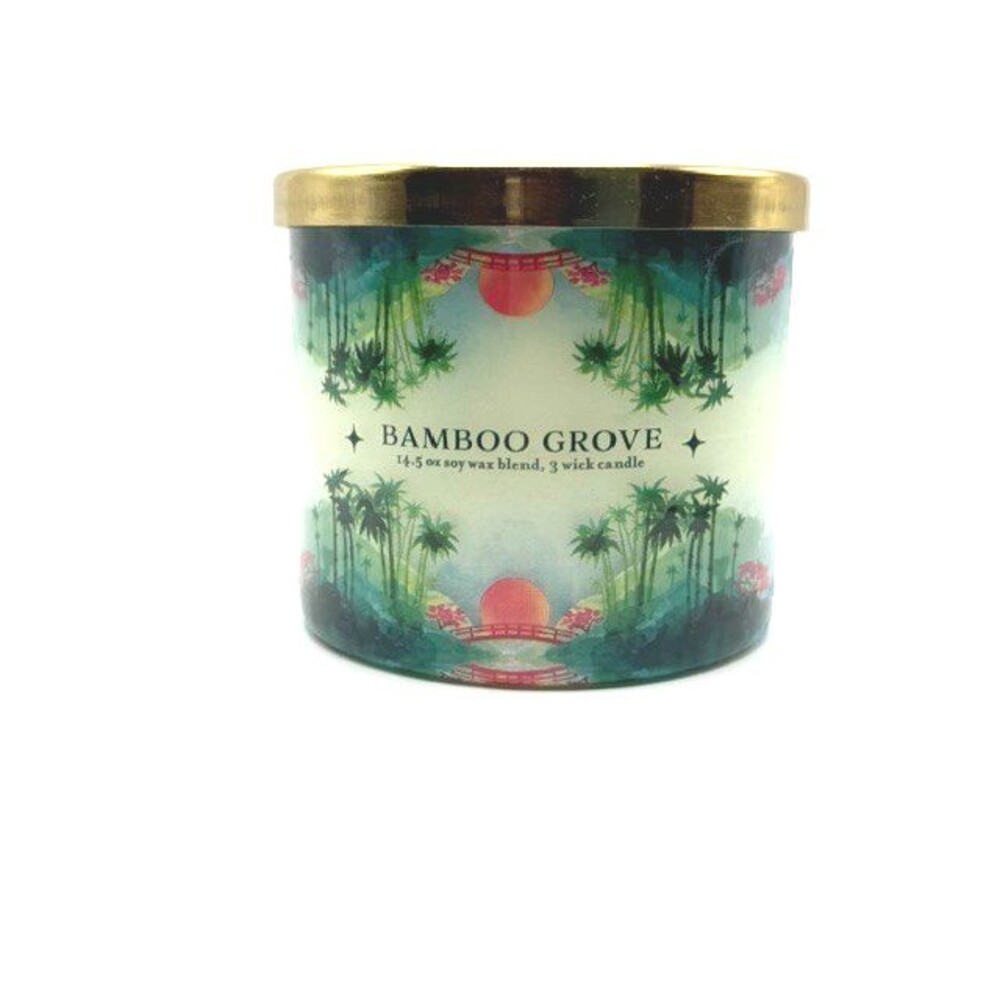 Goose Creek Bamboo Grove Candle 14.5 oz 3-Wick Soy Wax Blend Large Jar New